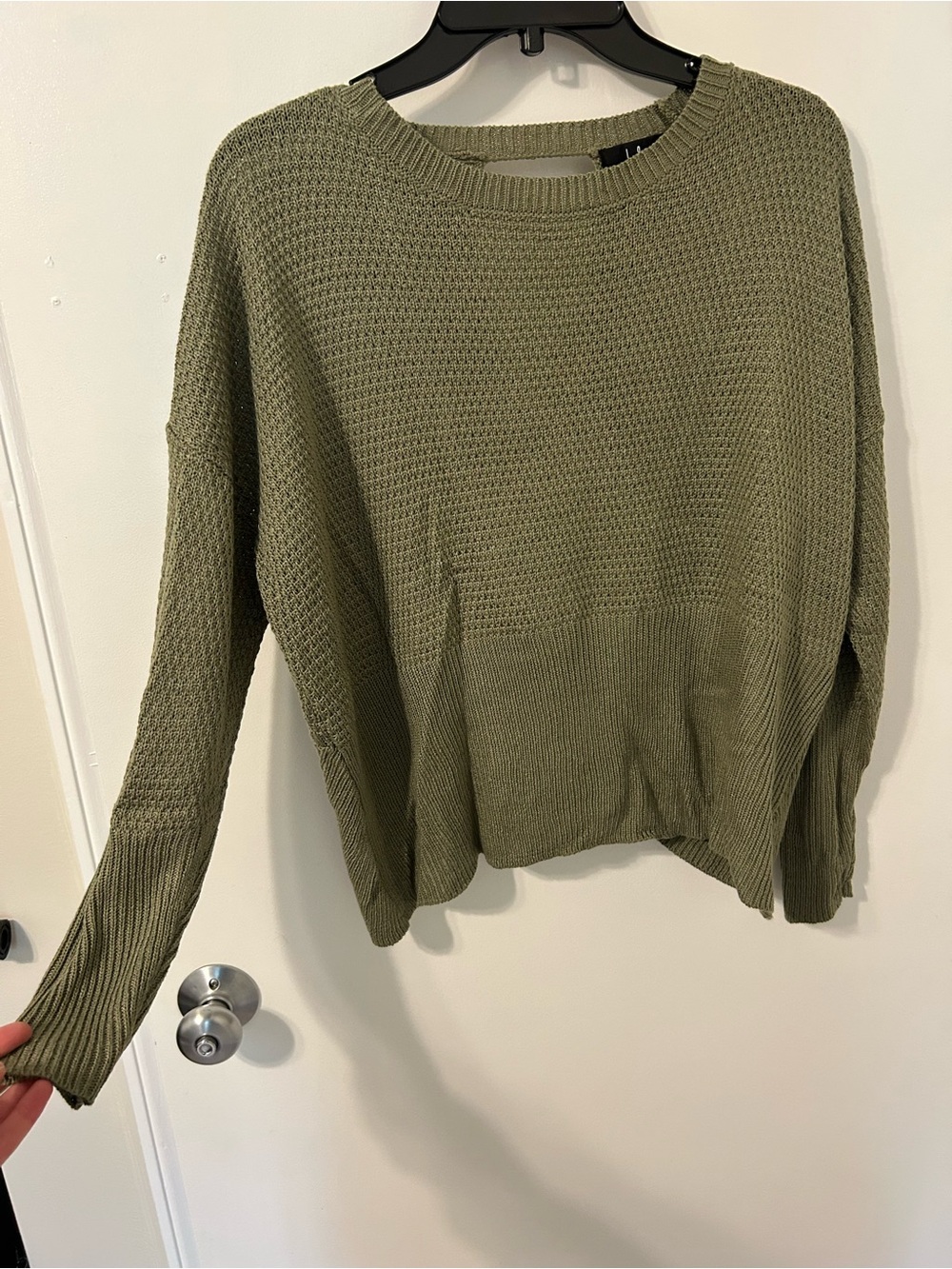 Lulu's Olive Green Ribbed Knit Tank